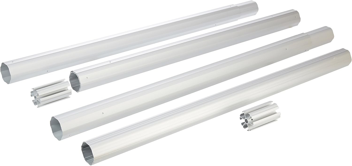 GLI Whirlwind Above Ground Pool Reel Tube Kit 4-inch x 28ft Aluminum Poles