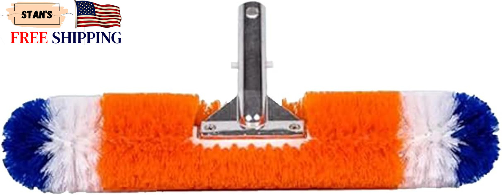 Pool Brushes for Pools, Spas & Hot Tubs 12&Prime;, 18&Prime;, 24&Prime; Sizes 3 Pack 360° NEW