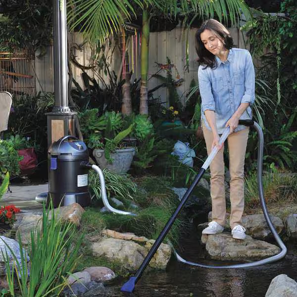 Oase Pond/Pool Vacuum,15&Prime; dia,24&Prime;H,10A,120VAC 57347 Oase 57347 706759573474