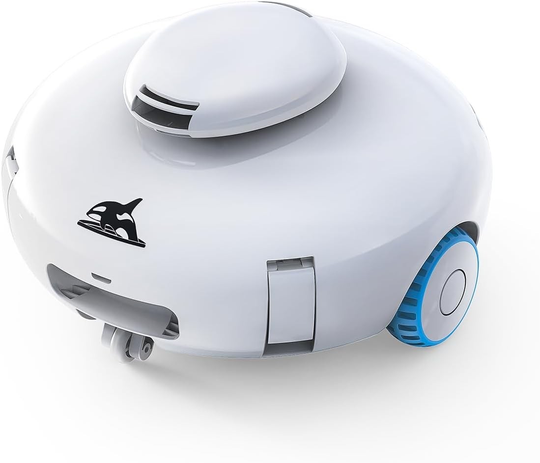 Battery-Powered K2 Pool Cleaner with One-Button Start – Ideal for All Pool Types