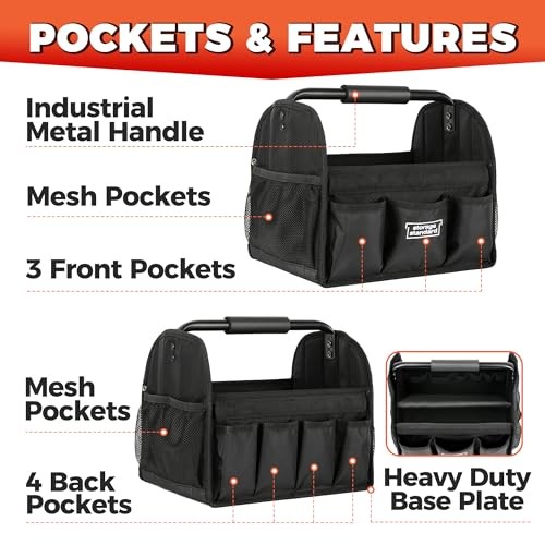 Detailing Caddy Organizer with Handle – Storage, Cars, & Cleaning Caddy for