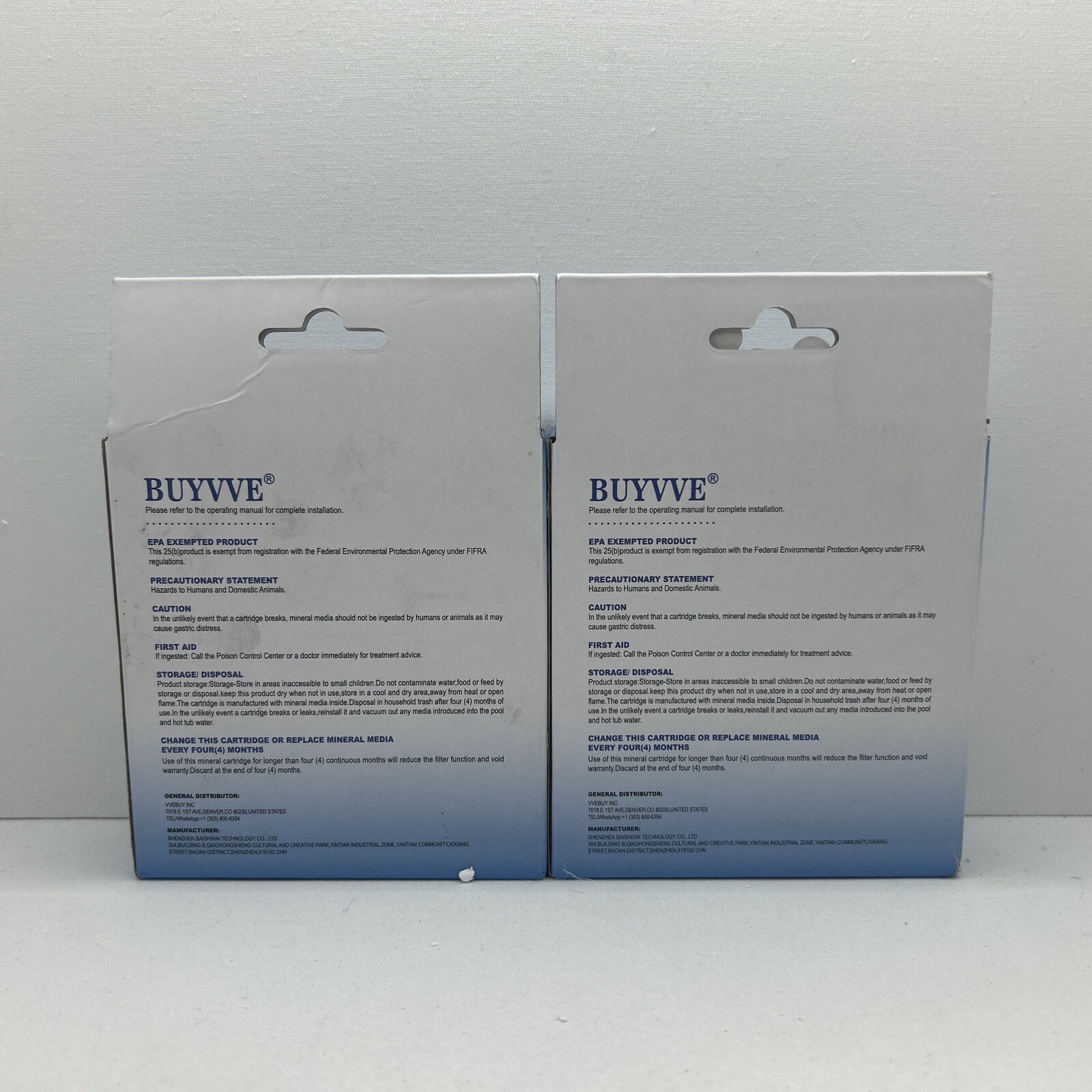 VVEBUY HOTUBJOY Lot Of 2 Mineral For Spa Floating System & Inline System 6cnt