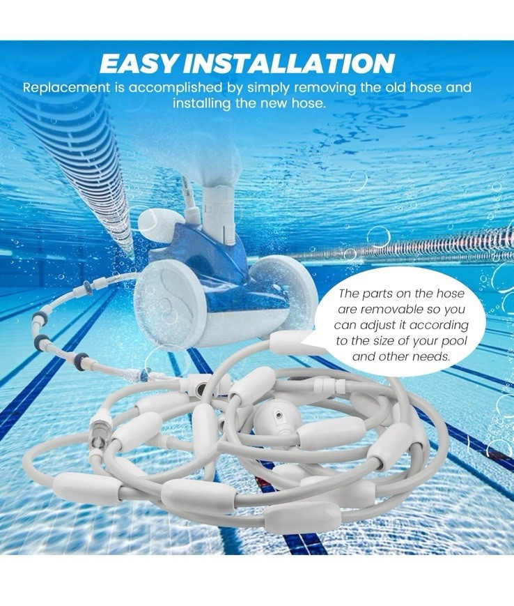2025 NEW G5 Pool Cleaner Feed Hose with UWF & Float by puxyblue Fit for Zodiac P