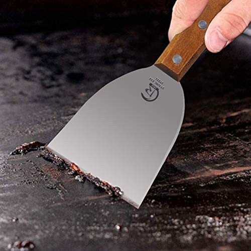 LRui Griddle Scraper Heavy Duty Grill Scraper Set with 5 griddle scraper set