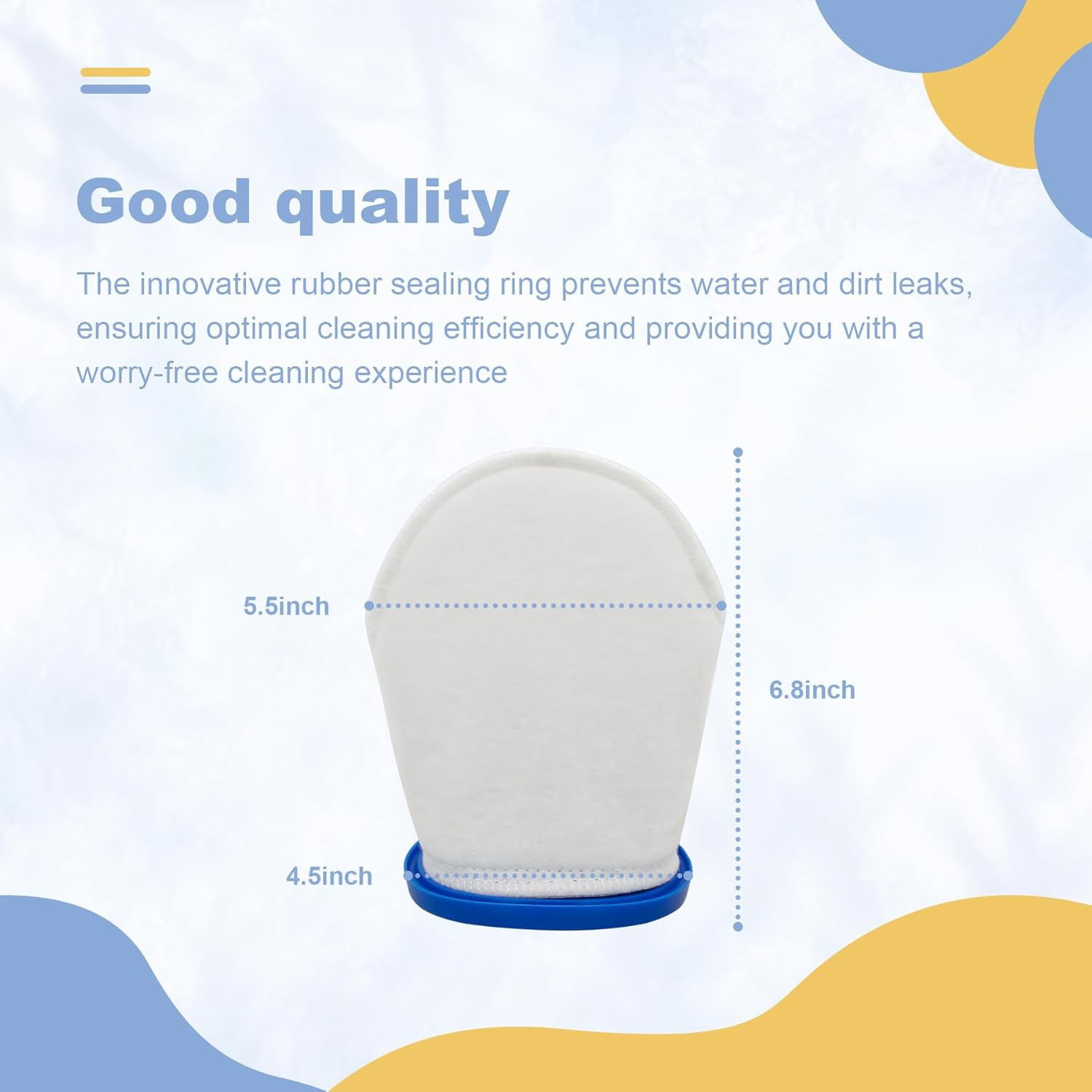 P30X022XF PBW022XF X-treme Multilayer Filter Bag for Handheld Pool Vacuums, Comp