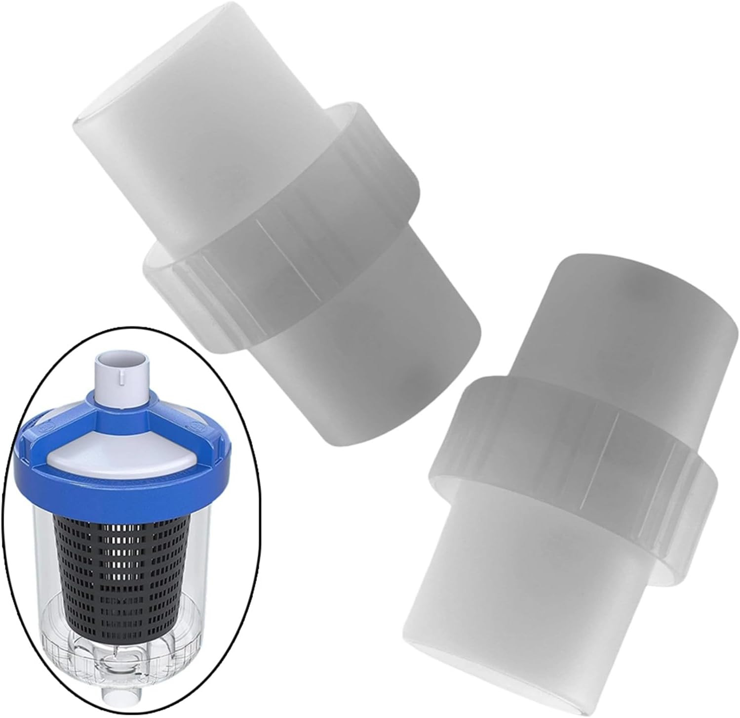 2 pcs 1.5&Prime; Pool Cleaner Hose Connector Adapter Replacement Compatible with Ha…