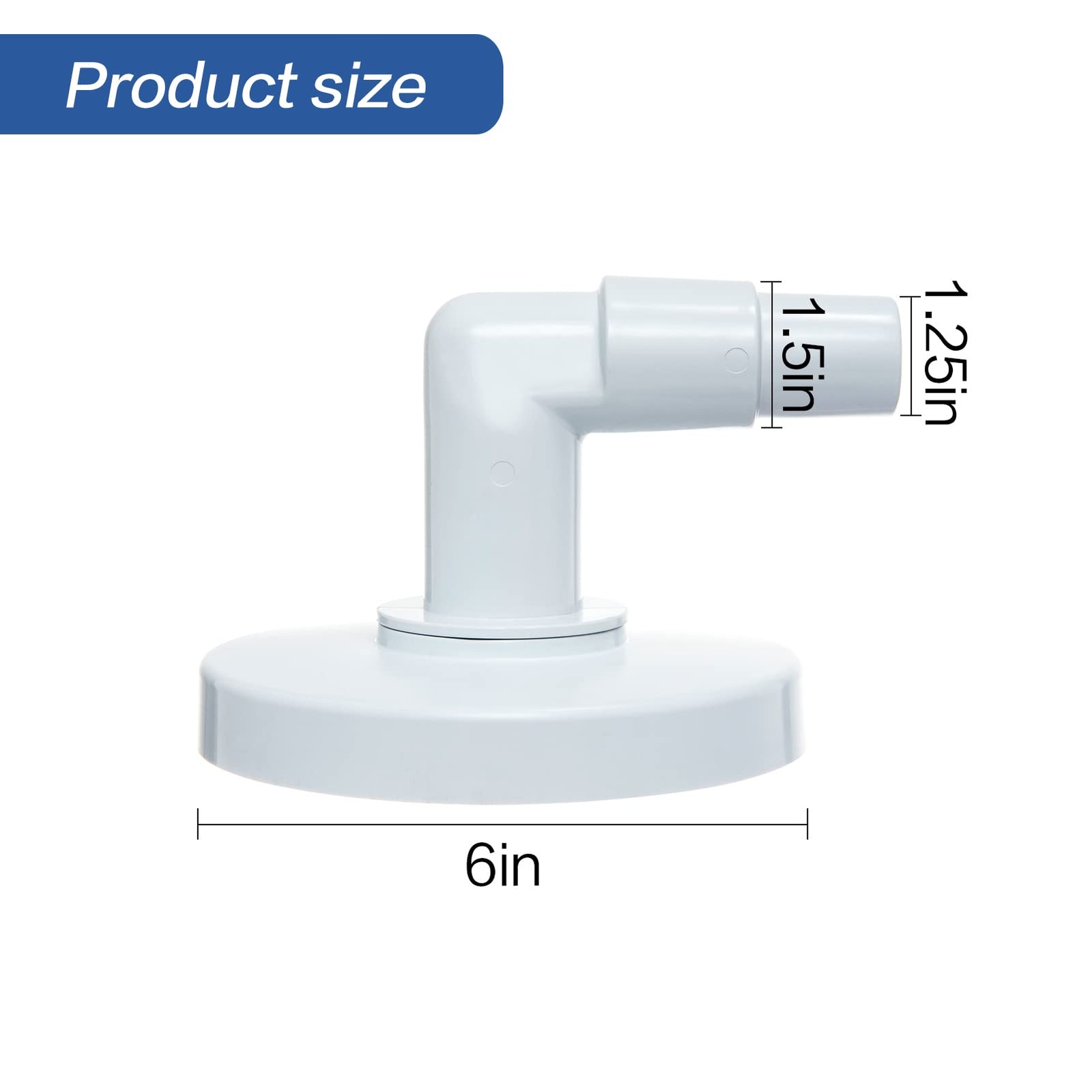 AboveGround Pool Vacuum Plate Adapter Compatible with Hayward Skimmers