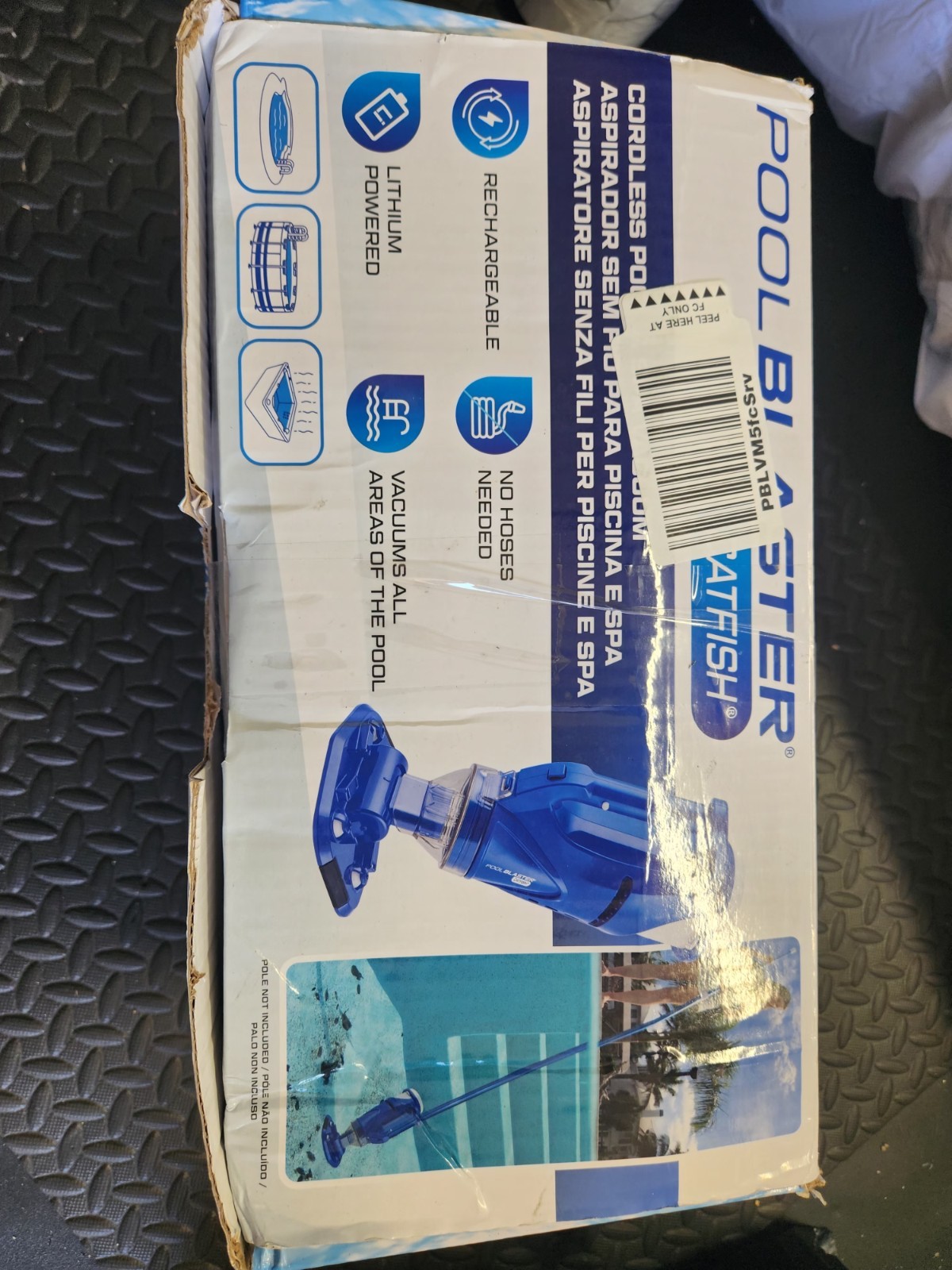 Pool Blaster Catfish Cordless Rechargeable Lithium Pool & Spa Vacuum w/ Guide