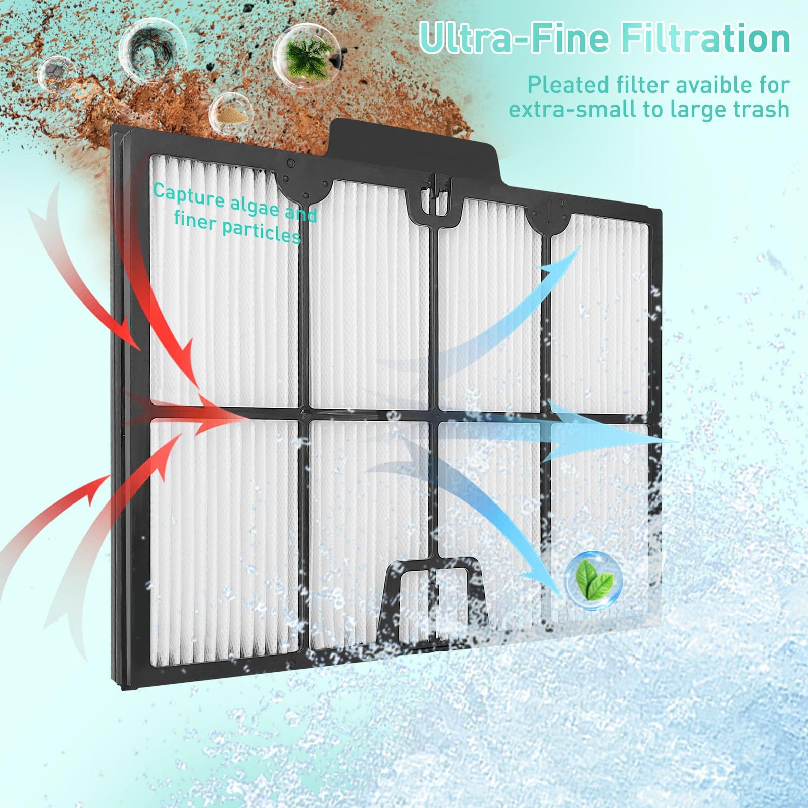 Ultra-Fine Filter Panels Compatible with Dolphin Robotic Pool…