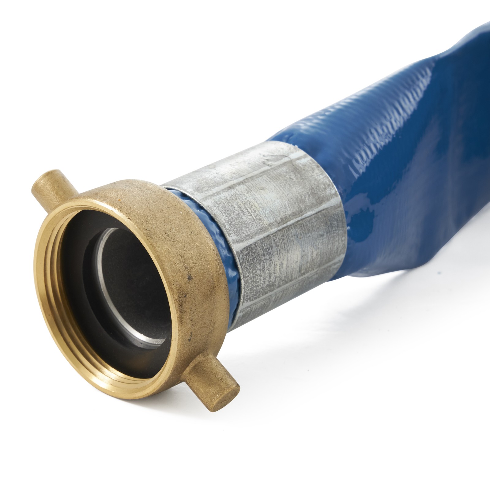 Apache 98138015 1.5&Prime; Diameter 50&prime; Length 75 PSI PVC Lay Flat Hose, Blue (3 Pack)
