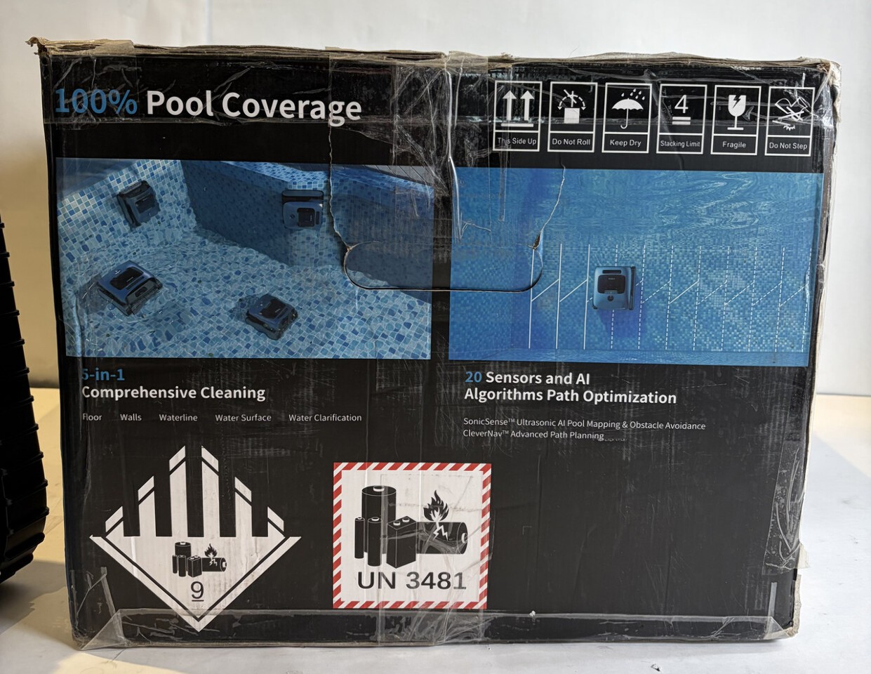BEATBOT A100 PRO CORDLESS 5-IN-1 SMART POOL CLEANING ROBOT NO ACCESSORIES – PART