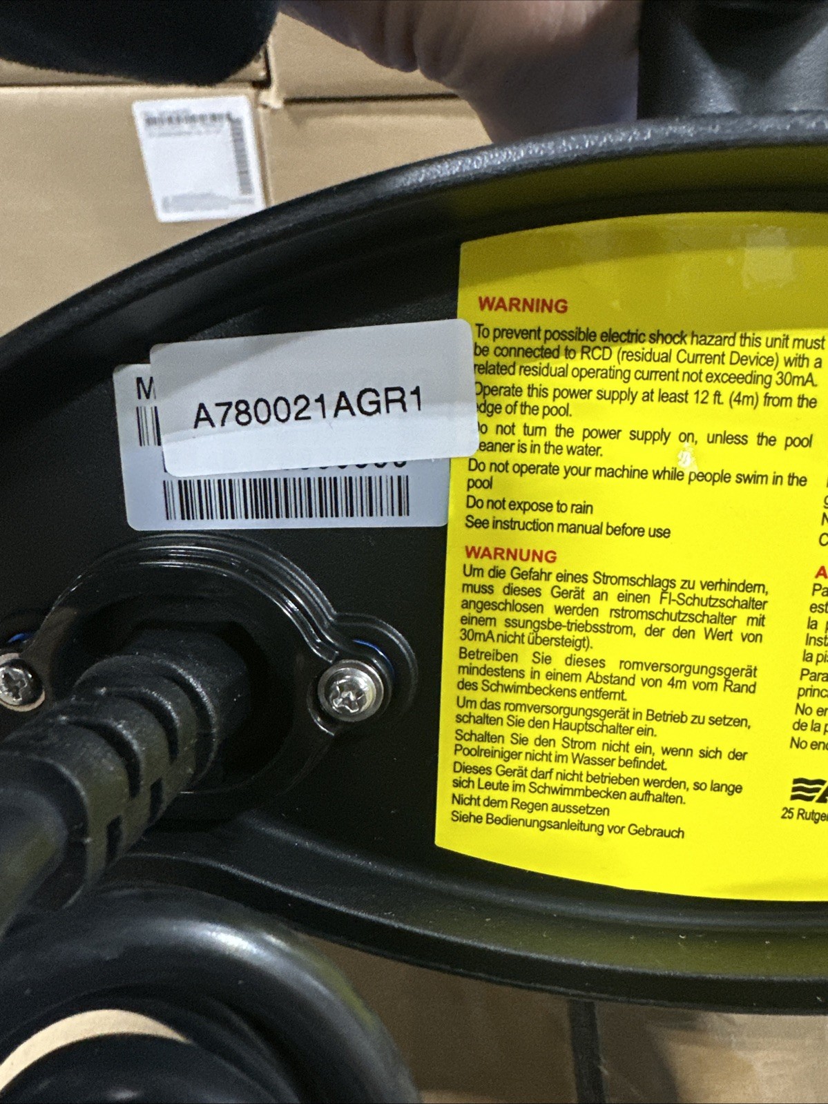 Aqua Products AquaBot Power Supply SW PREMIUM – A780021AG SKPOWER10 30 VDC NEW