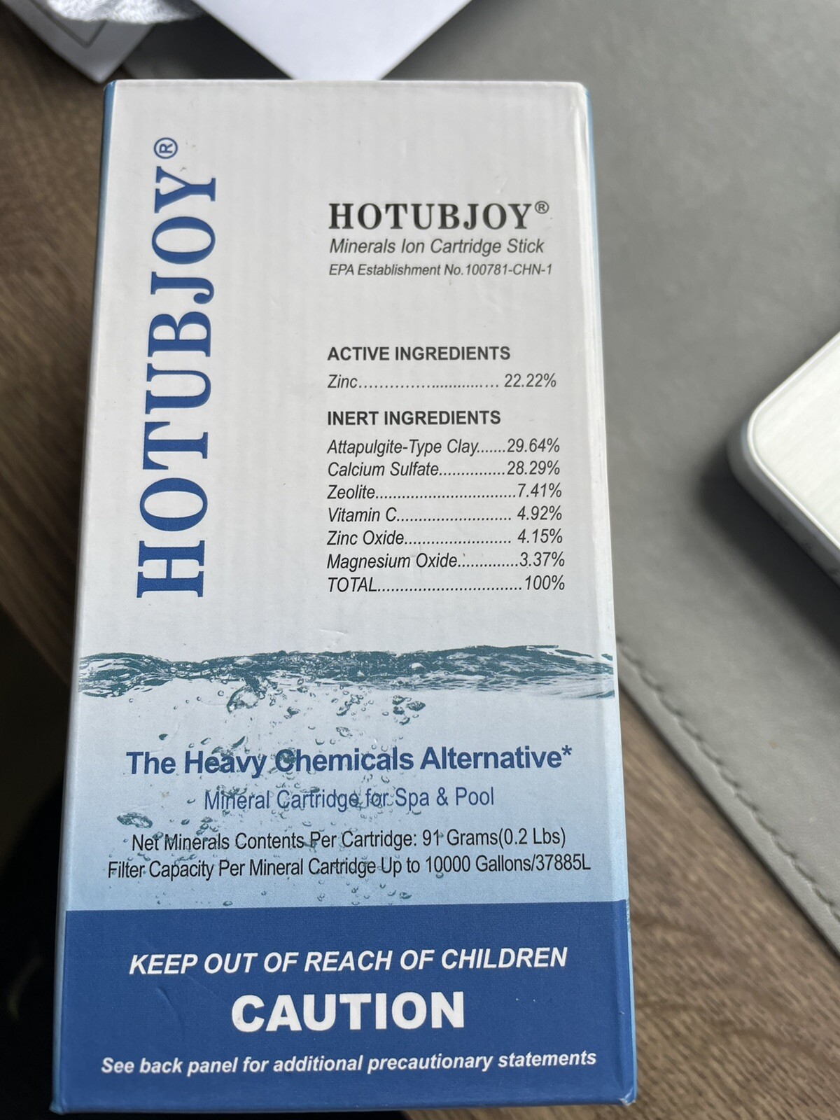 Hotubjoy Grey Mineral Ion Cartridge Stick Replacement For Hot Tub Spa And Pool