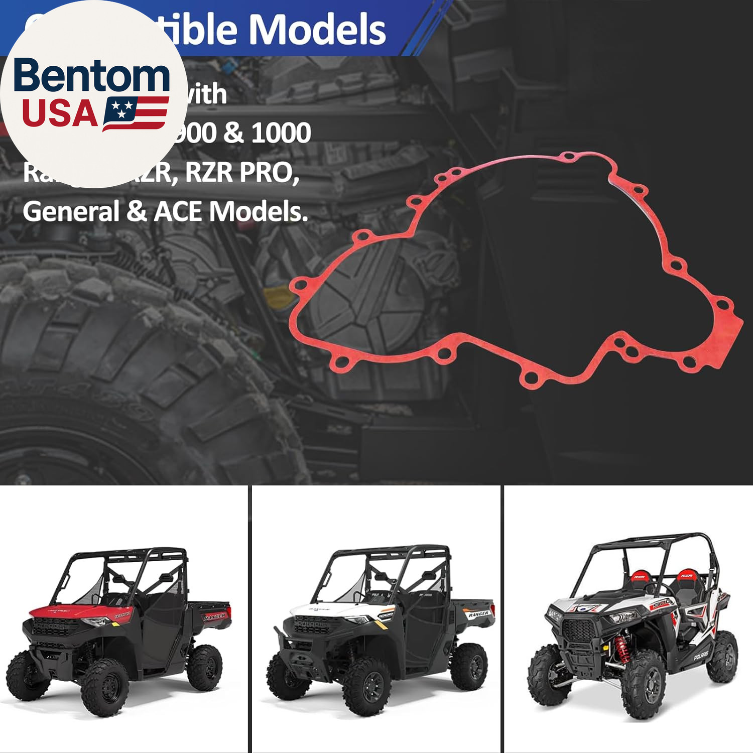 Cover Gasket for Polaris Side-By-Side (Sxs) – Compatible with Years 2013-2023: 9