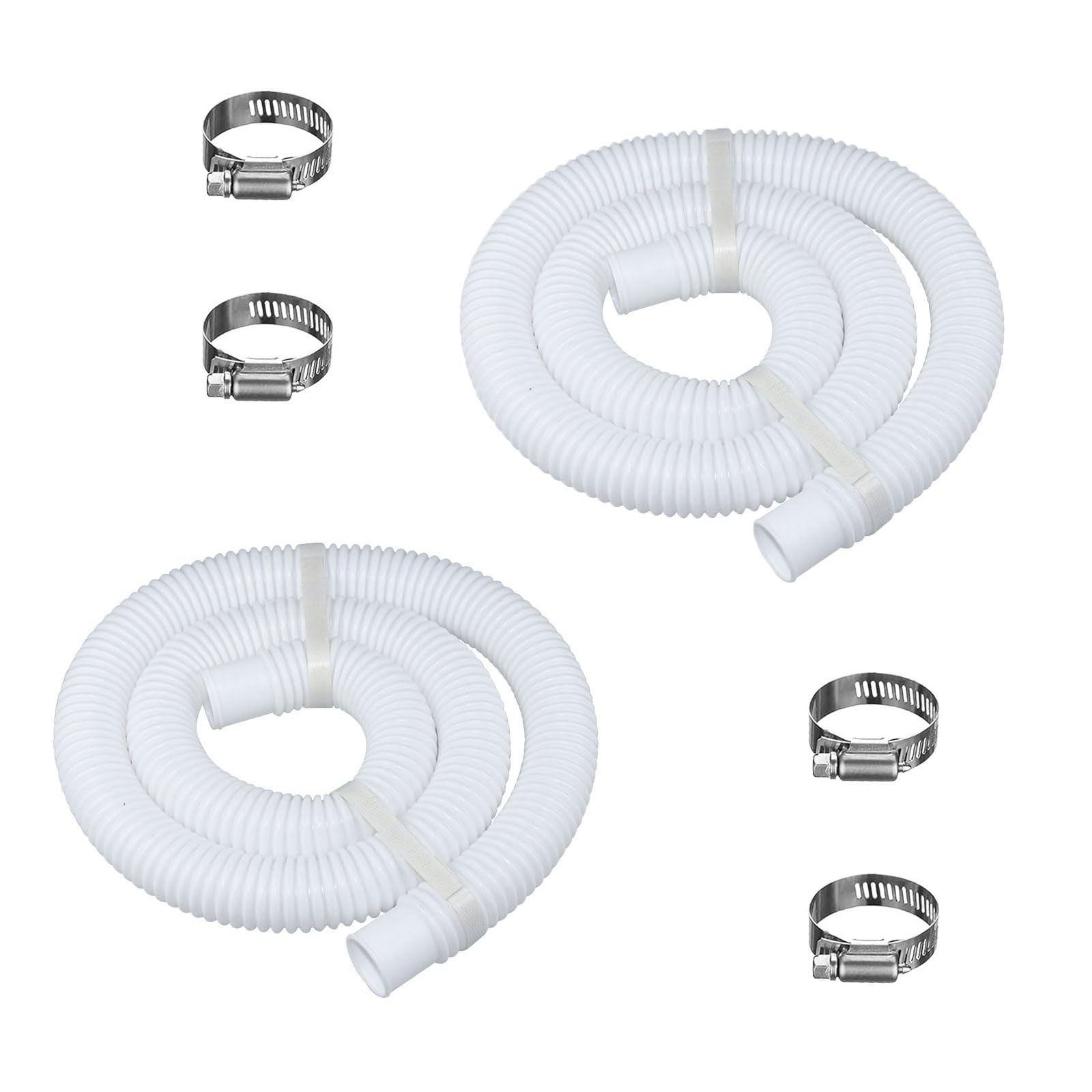Pool Filter Pump Hose for Intex 59 inches x 1.25 inches, White