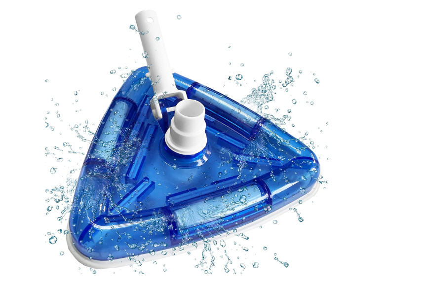 Vacuum Head Above Ground Inground Swimming Pool Fiberglass Brushes Plastic Pools