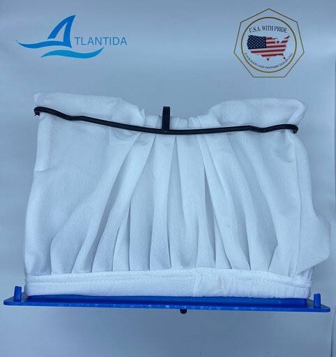 1 PAIR Filter Bag Replacement For DuraMAX Duo Robotic Pool Washable, Reusable
