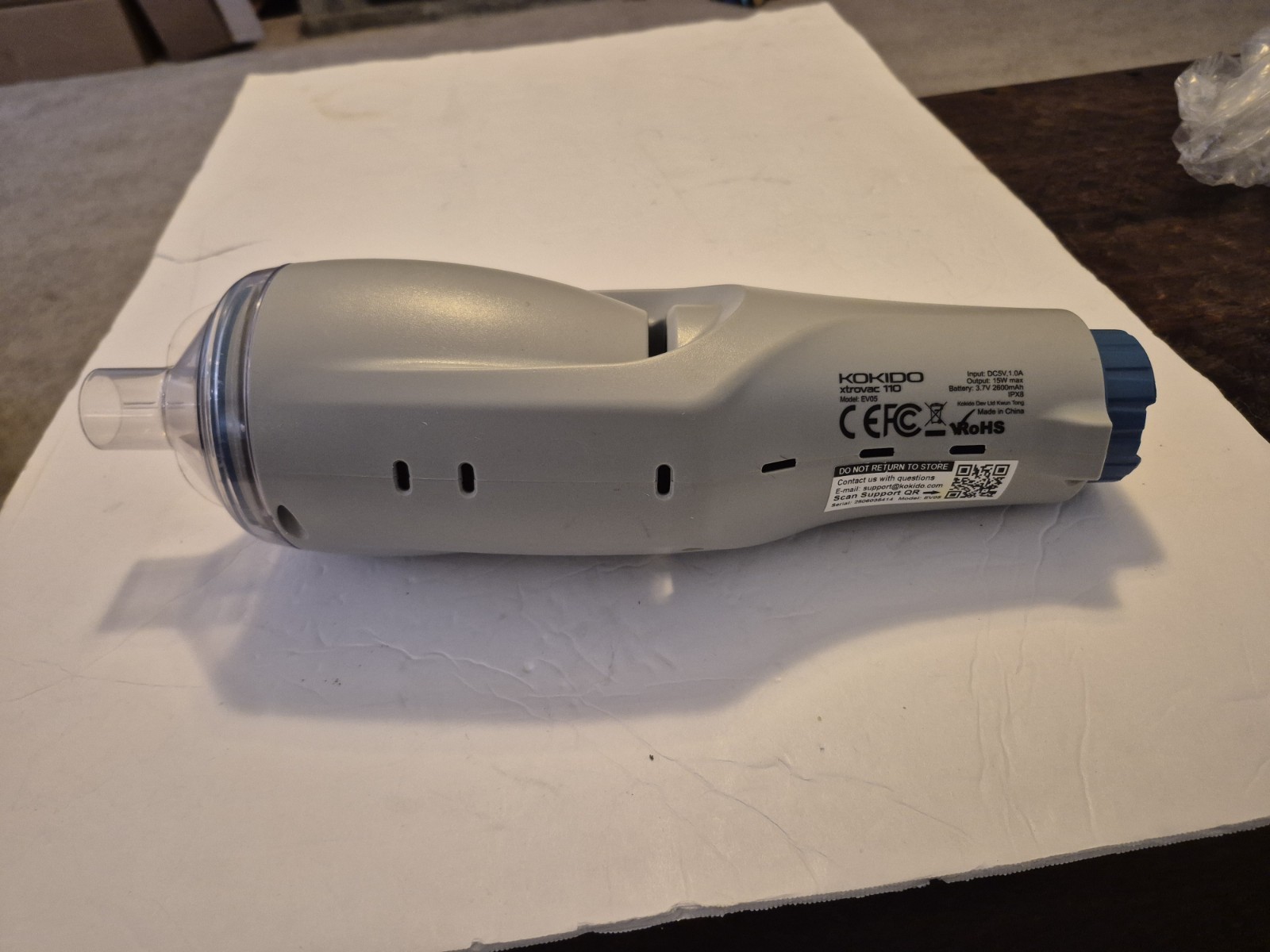 KOKIDO POOL VACCUM xtrovac 110 Model EV05 New But Untested Make Offer