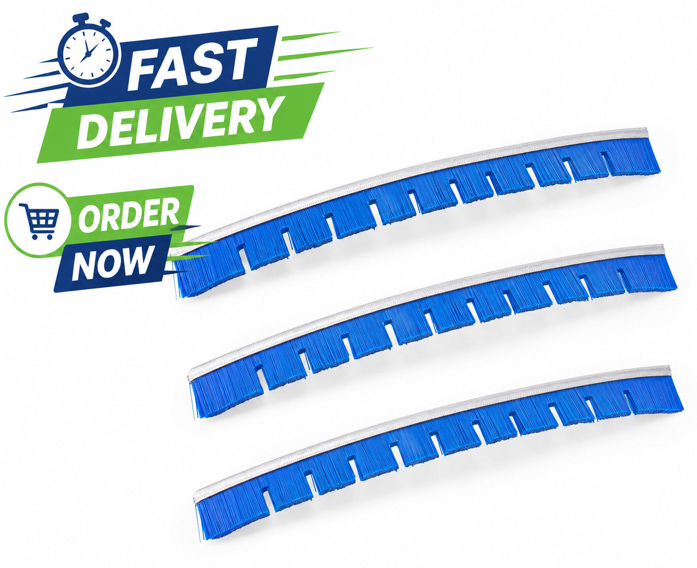 3 Pack Pool Vacuum Brush Head Replacement for Hayward SP1068 SP1069 Leaf Eaters
