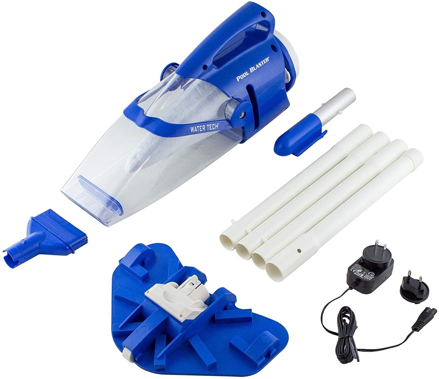 POOL BLASTER Centennial Cordless Pool Vacuum w/Pole Set – XL Debris Capacity…
