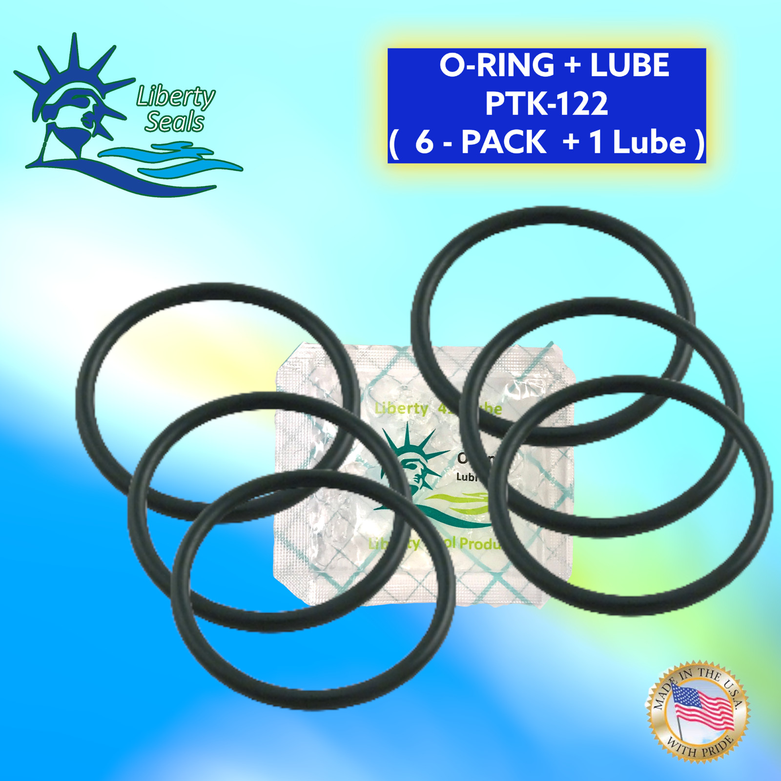 U9-152 Fits Valve O-ring (6-PACK) By Liberty Seals & Compatible For Sta-Rite ®