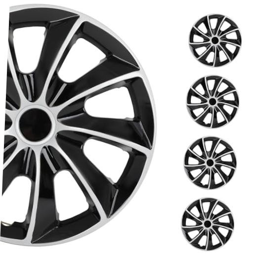 Snap On Hubcap Rim 16 inch Auto Tire Replacement Exterior Cap OEM 16in black