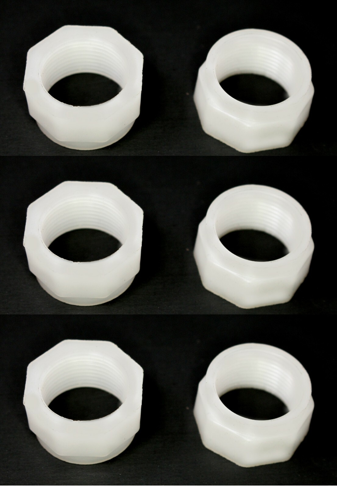 6 Pack Feed Hose Nut Replacement For Polaris Cleaners 180 280 380 480 D15 D-15