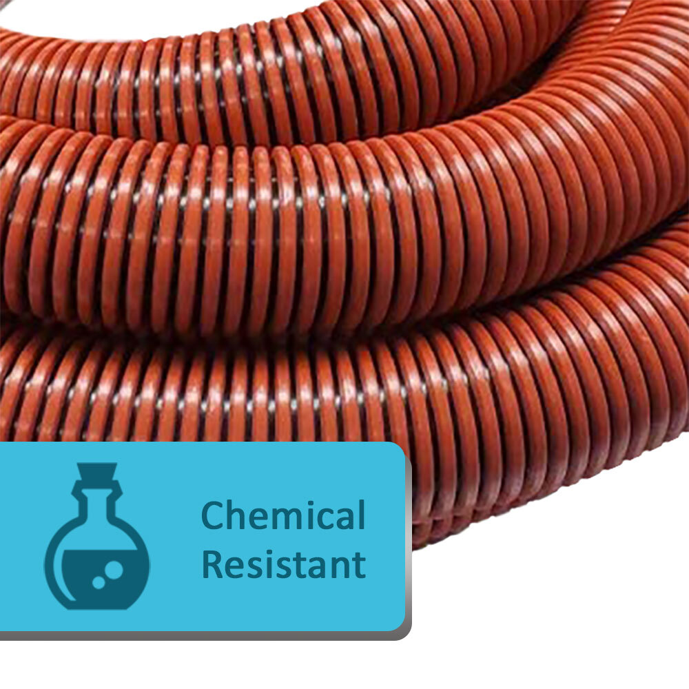 Puri Tech Professional 1.5 Inch x 50 Feet Long Heavy Duty Pool Vacuum Hose 1pk