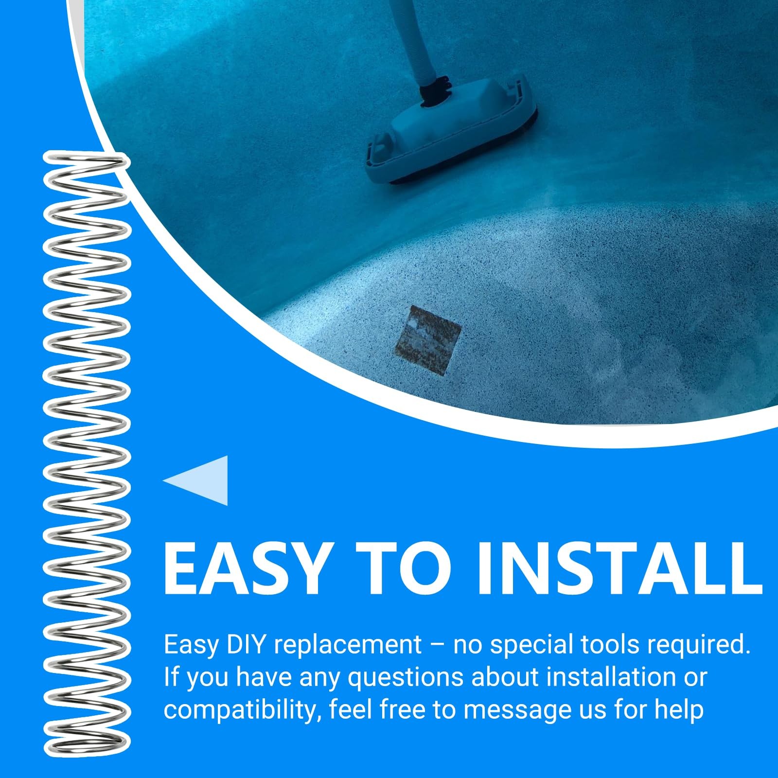 GW9522 Lift Brush Spring,Compatible with Sta-Rite Cleaner GW9500 (8 Pack)