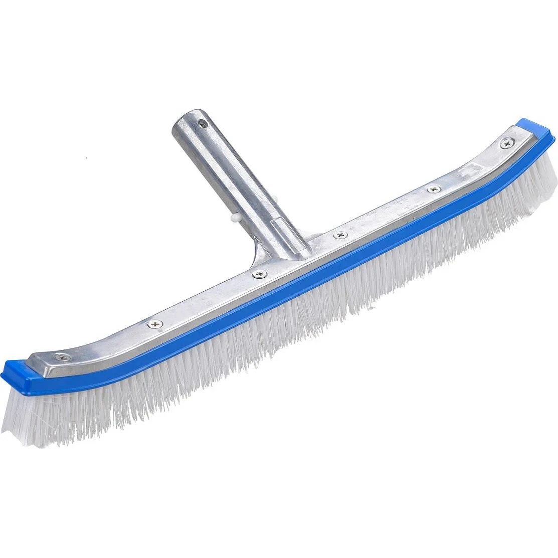 Deluxe Curved Aluminum 18&Prime; Wall Brush for Swimming Pool Walls and Floor