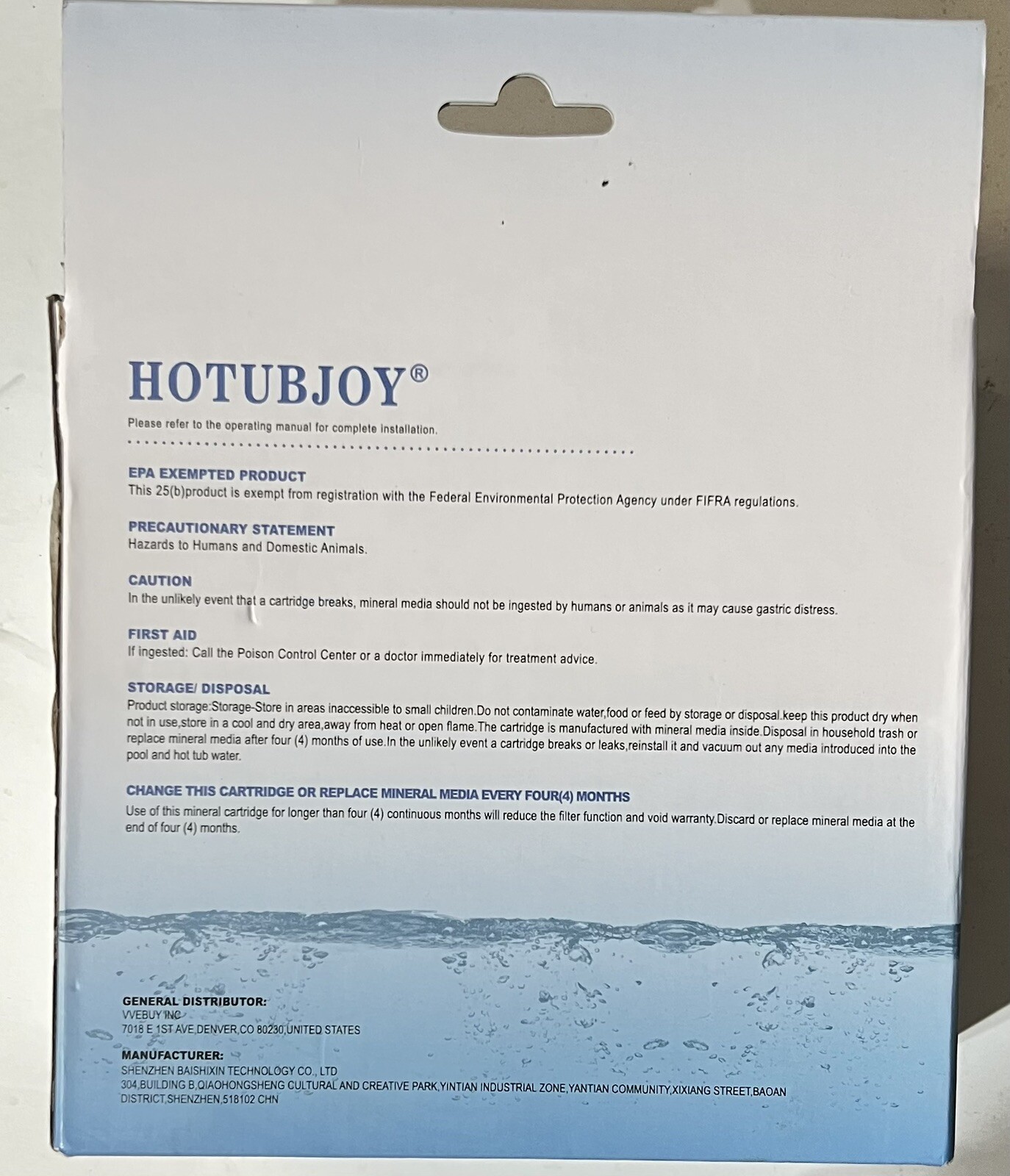 HotTubJoy Mineral Ion Cartridge Filters Brings Crystal Clean Water- 3 Pack