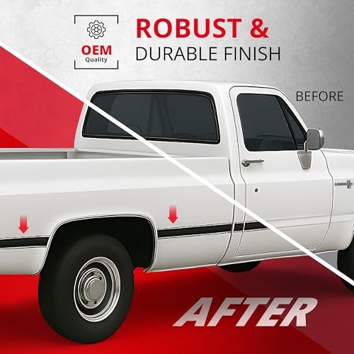 Replacement SB – Square Body Side Molding Square Body Trim Black (73-87)