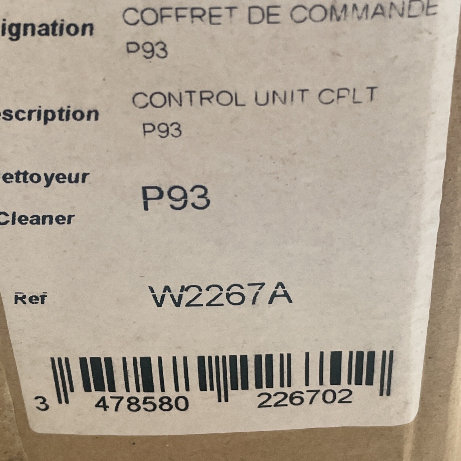Polaris Zodiac R0543500 Control Unit Complete for Polaris P93 Robotic Cleaner