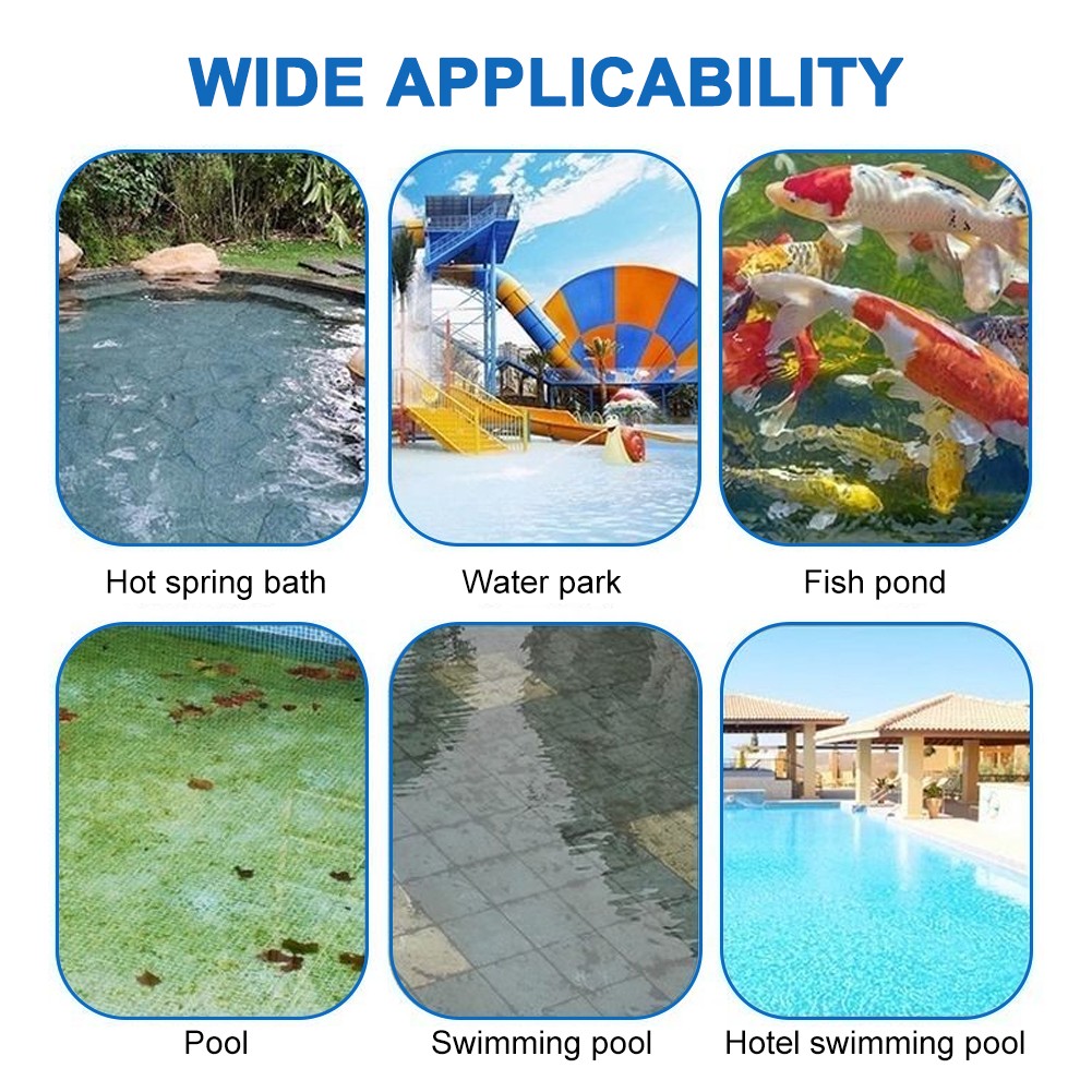 Professional Heavy Duty 18&Prime; Swimming Pool Floor Wall Cleaning Brush Head Tool