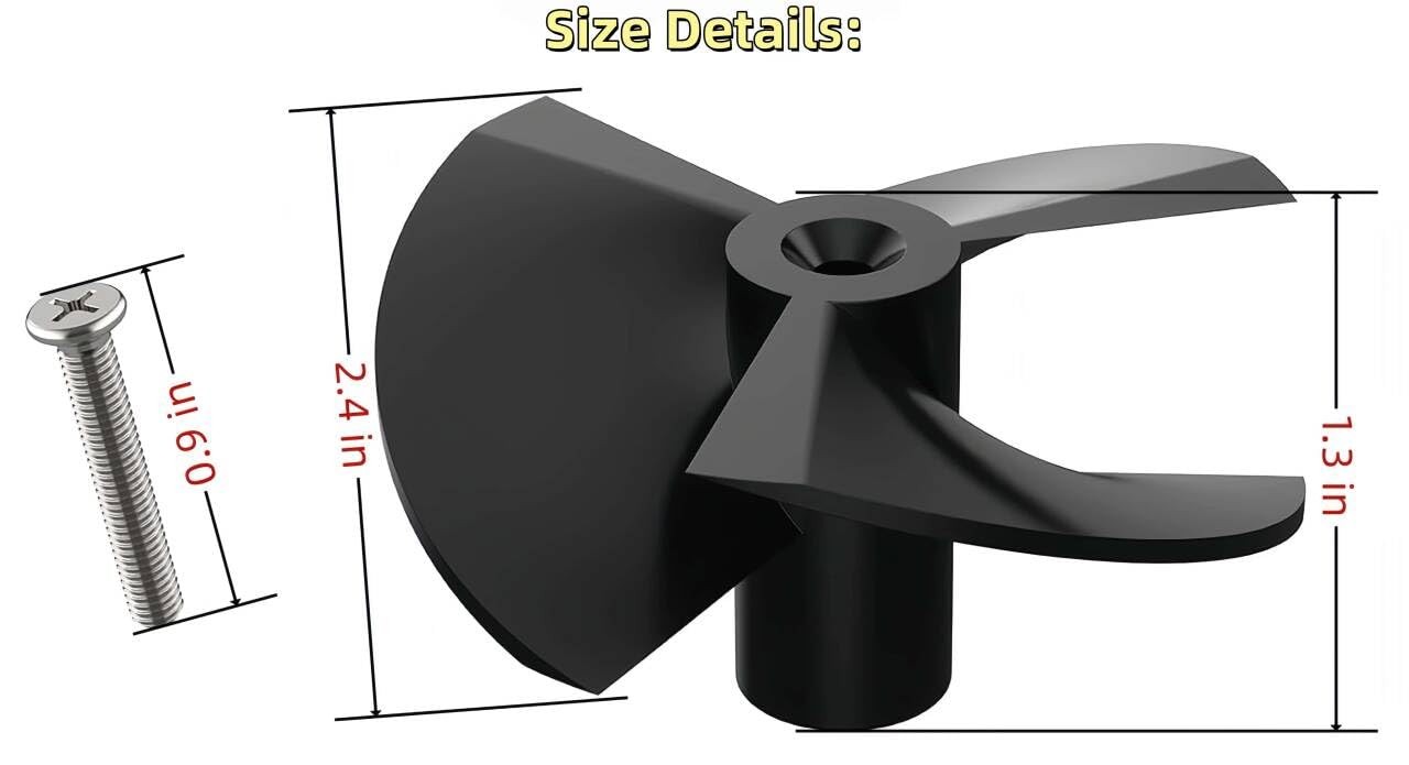 9995266-R1 Pool Cleaner Impeller with Screw for Maytronics Dolphin