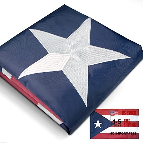 EverStrong Series Puerto Rico Flag 3×5 Foot Heavy Duty – 210D Polyester