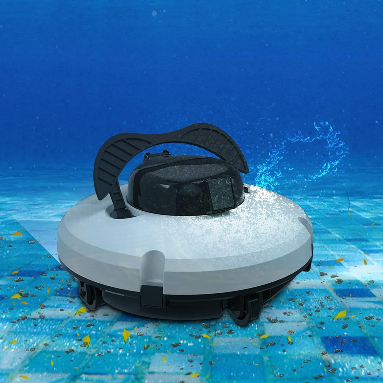 PZO-18 Robotic Cordless Pool Cleaner Smart 5200mAh Lithium Auto-Park 1000