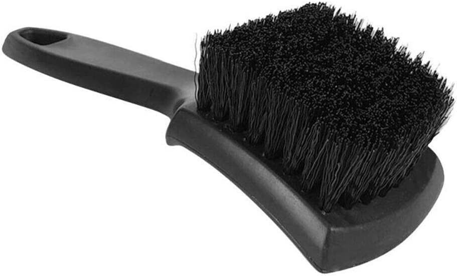 8.5” Nylon Tire Brush, Stiff Bristle Wheel Cleaning Tool, Car Floormat Scrub