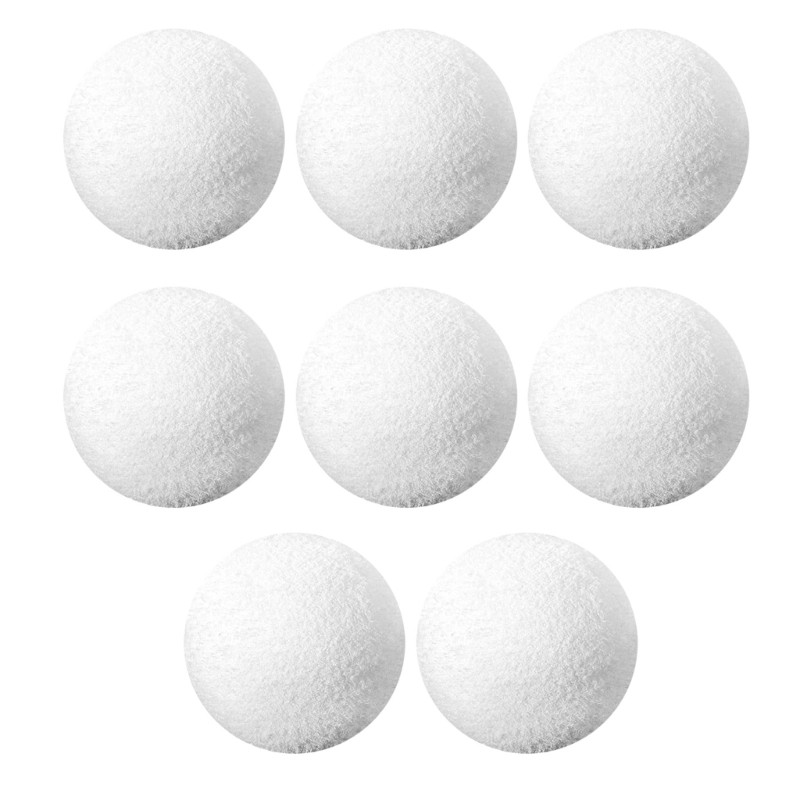 4/8pcs Practical Pool Cleaning Sponges Scum Dirt Removers Sponge Sphere for Spas