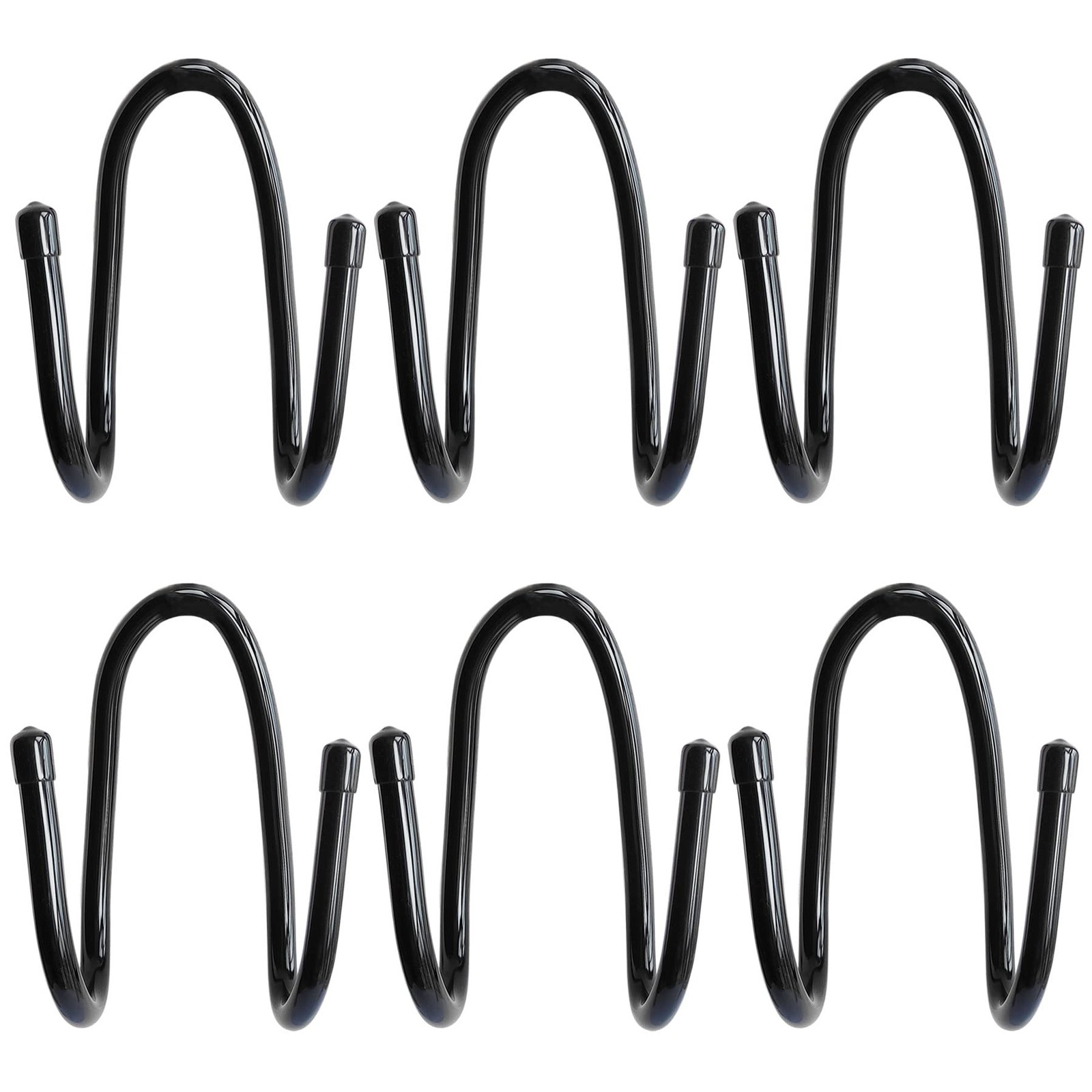 6PCS Chain Link Fence Hooks for Rakes, Poles, Nets, Brushes, and Hoses