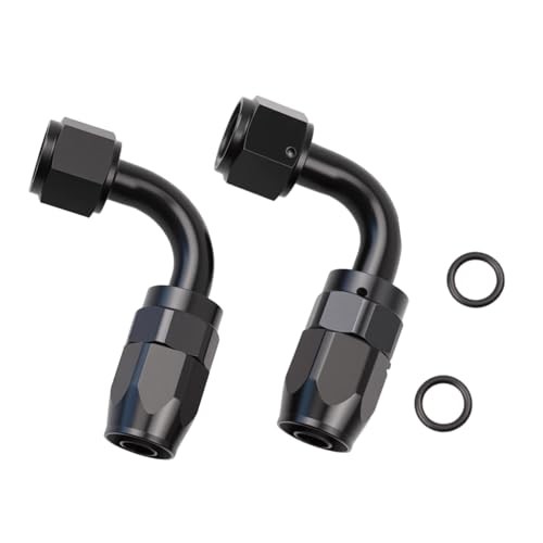 90 Degree Aluminum Swivel Hose End Fitting for Braided CPE Fuel 8AN 90Degree