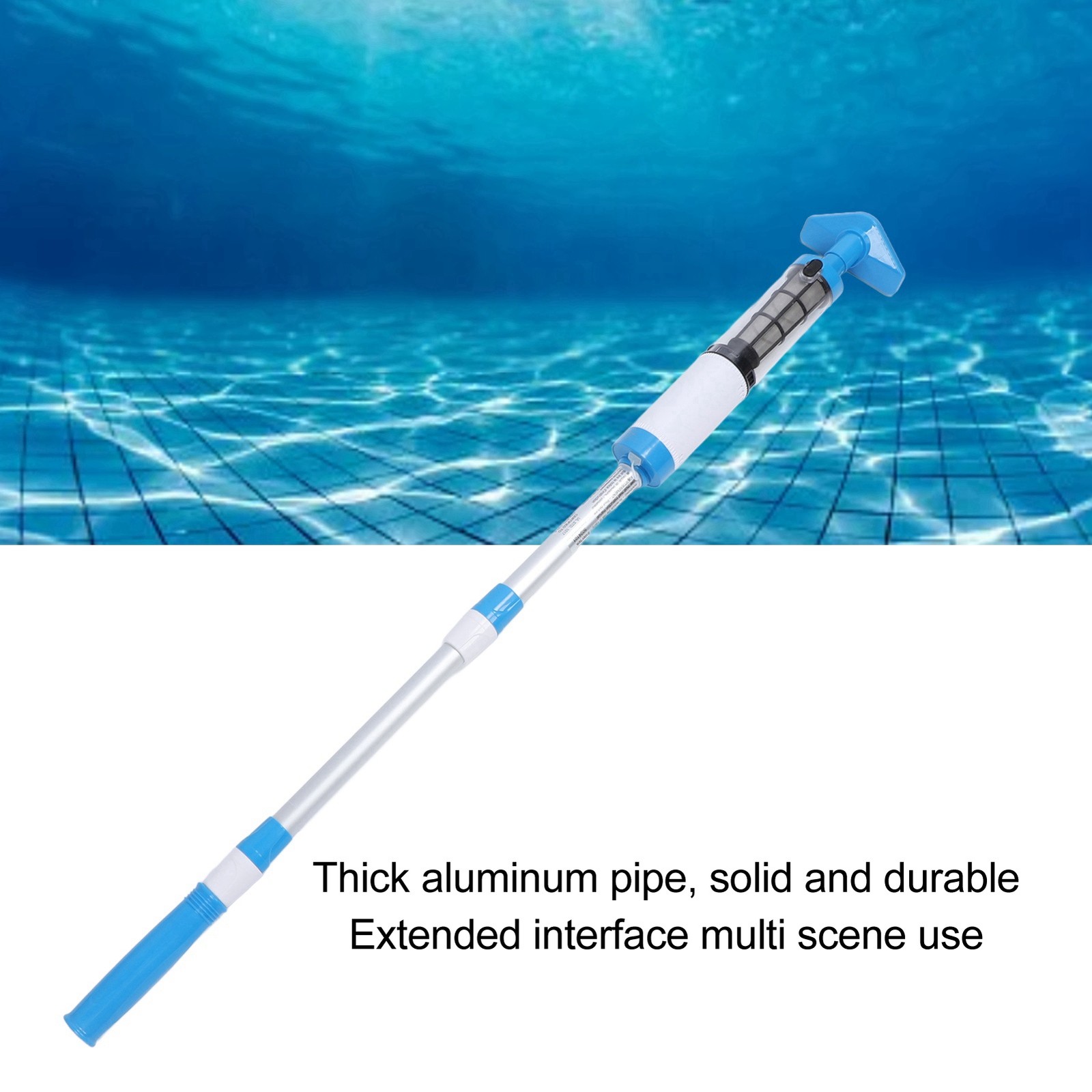 Handheld Pool Vacuum Cordless Rechargeable Easy Clean For Pool Easy To Use