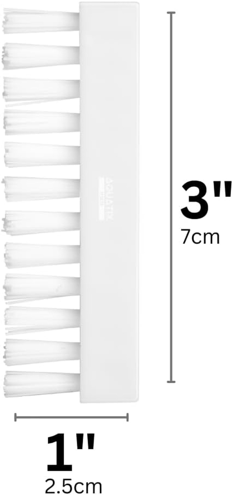 Pool Vacuum Head Replacement Brushes, 7Pc, Nylon Bristles, Universal Fit, Brush