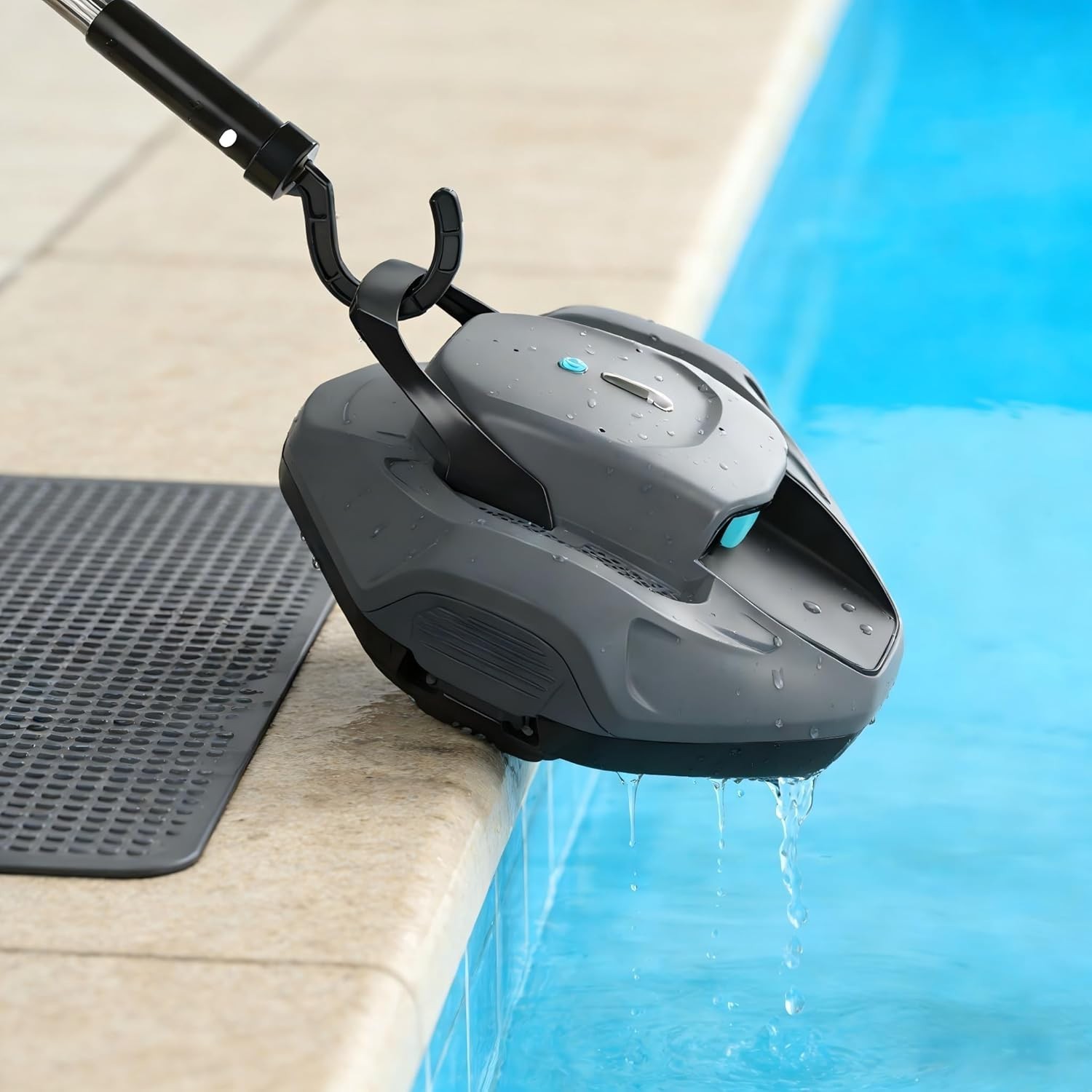 Durable ABS Pool Robot Hook – Effortless Retrieval for Cordless & Underwater Use