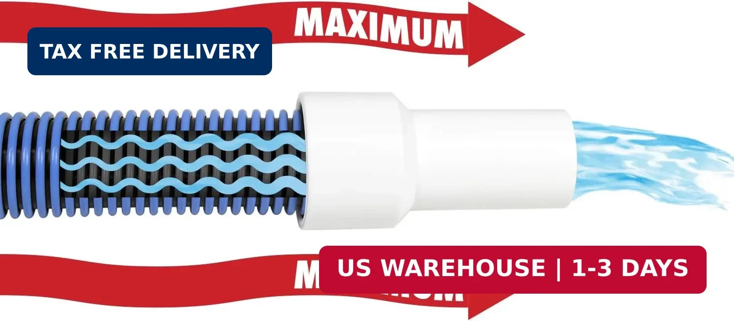 Poolmaster Manual Pool Vacuum Hose, 35 Ft x 1-1/2&Prime; for Inground & Above Ground P