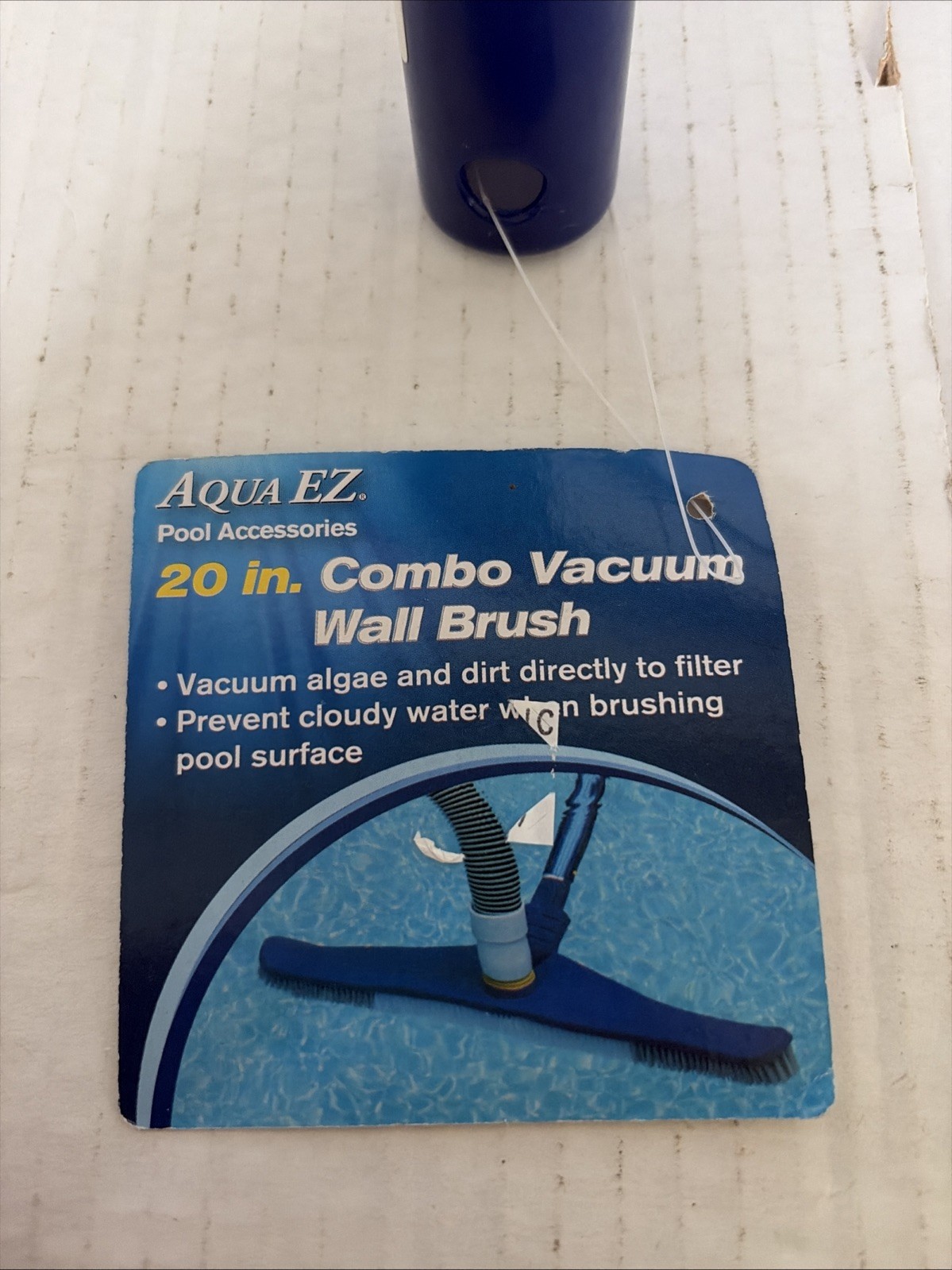 Aqua EZ 20in Combo Vacuum Wall Brush For Pool