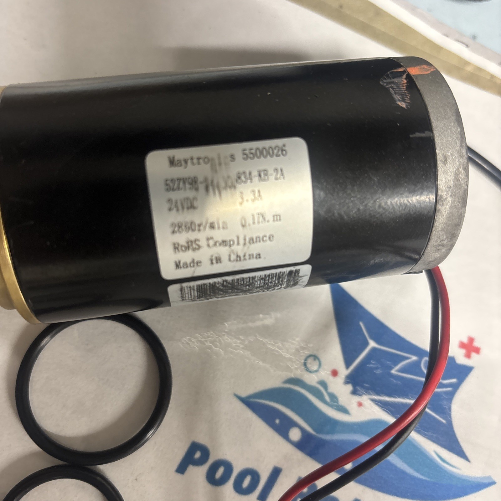 $100 1YW Rebuilt Maytronics Dolphin Impeller Motor 5500026 52zy98 With O-rings
