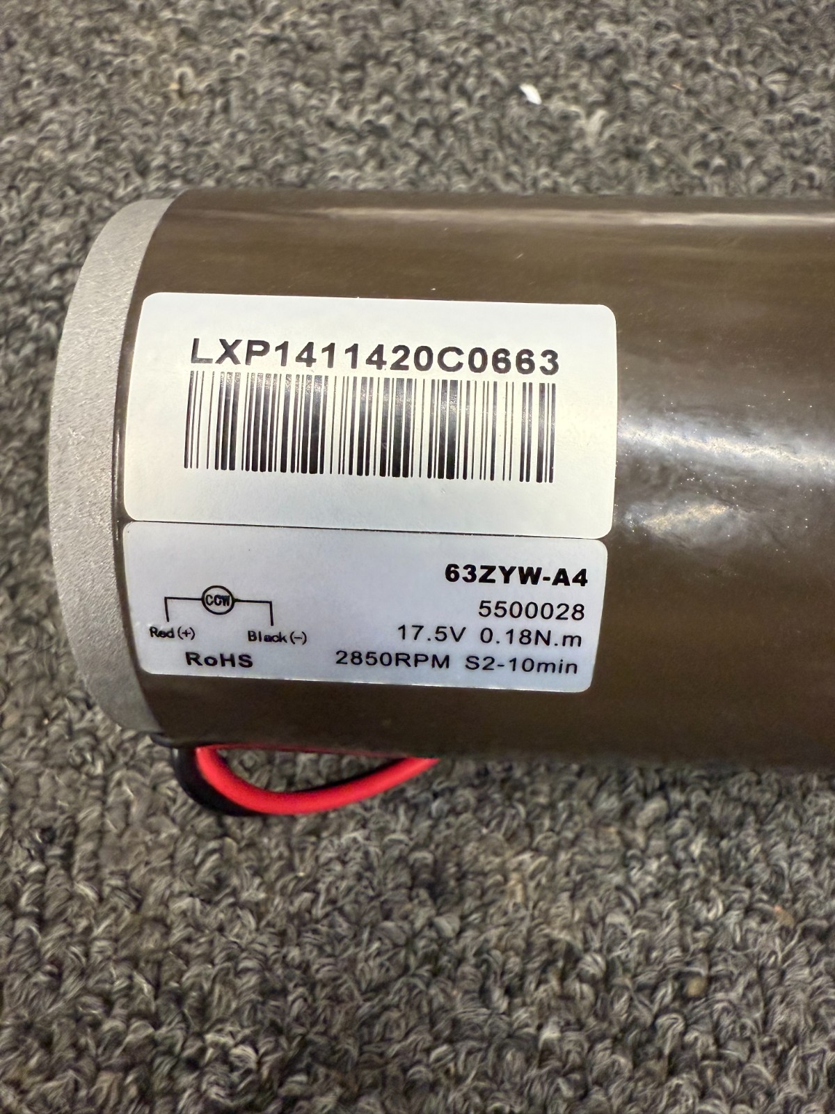 MAYTRONICS DOLPHIN M400, SUPREME, SIGMA PUMP MOTOR 5500028 , 63ZYW-A4( USED
