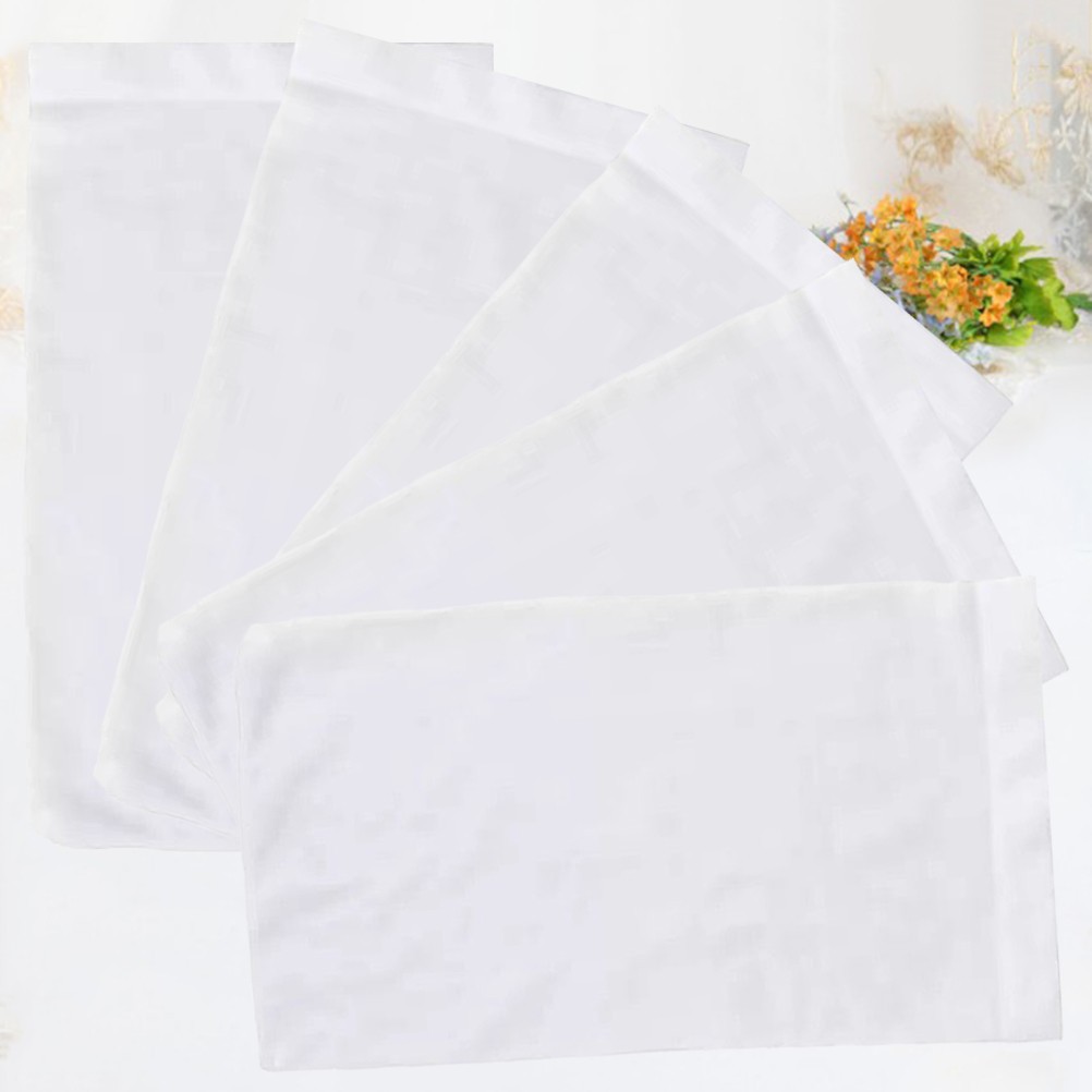 5pcs Swimming Pool Garbage Cover Pool Filter Socks Optional Socks (White)