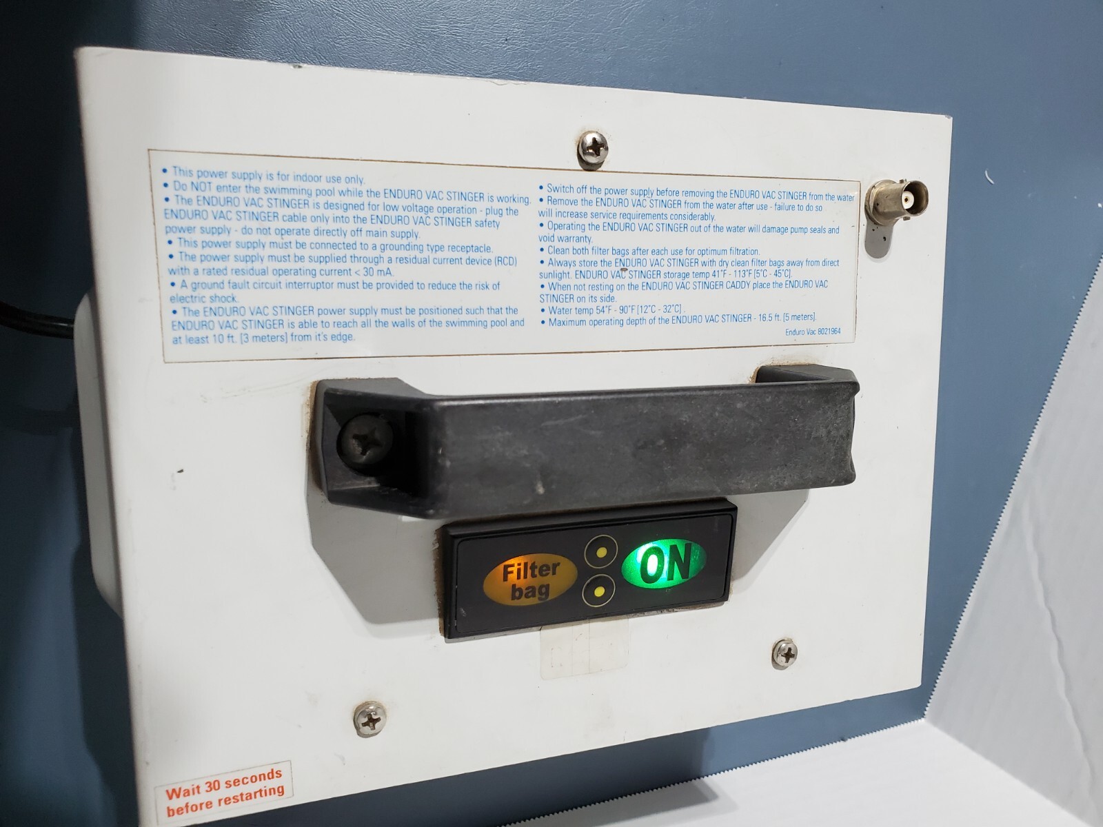 Maytronics Dolphin Pool Cleaner Low Volt Power Supply 9995628lf Type 2×2 DC 30V